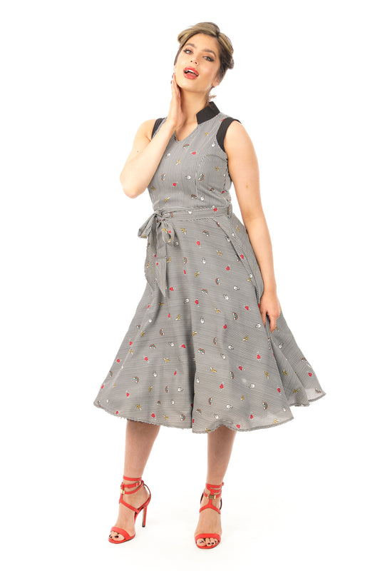 Retro Vintage inspired 1950's Midi Dress -  Pack of 10